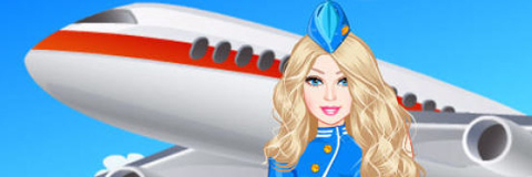 Jogo Barbie Air Hostess Style no Jogos 360