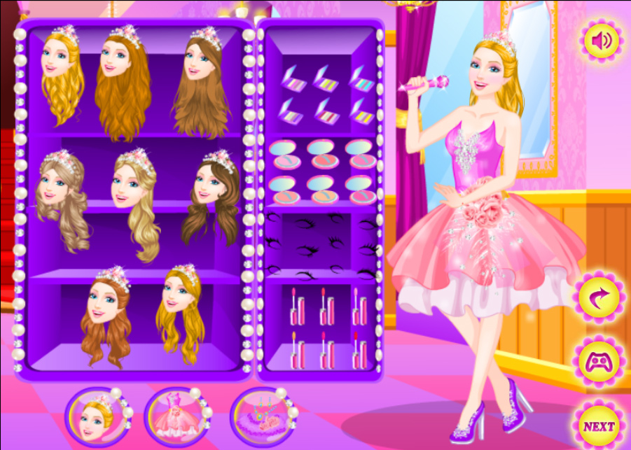 Jogo Barbie And Popstar Dress Up