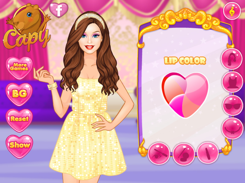 Jogos para Meninas: Jogo da Barbie Love Mix.