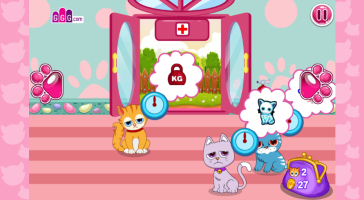 Jogos de Hospital de Gatinhos no Meninas Jogos