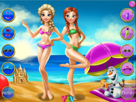 Elsa and Anna Summer Vacation - screenshot 1