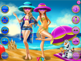 Elsa and Anna Summer Vacation - screenshot 2
