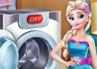 Jogar Elsa Wash Clothes