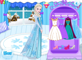 Elsa's Laundry Time - screenshot 2