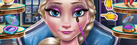 Elsa's New Year Makeup