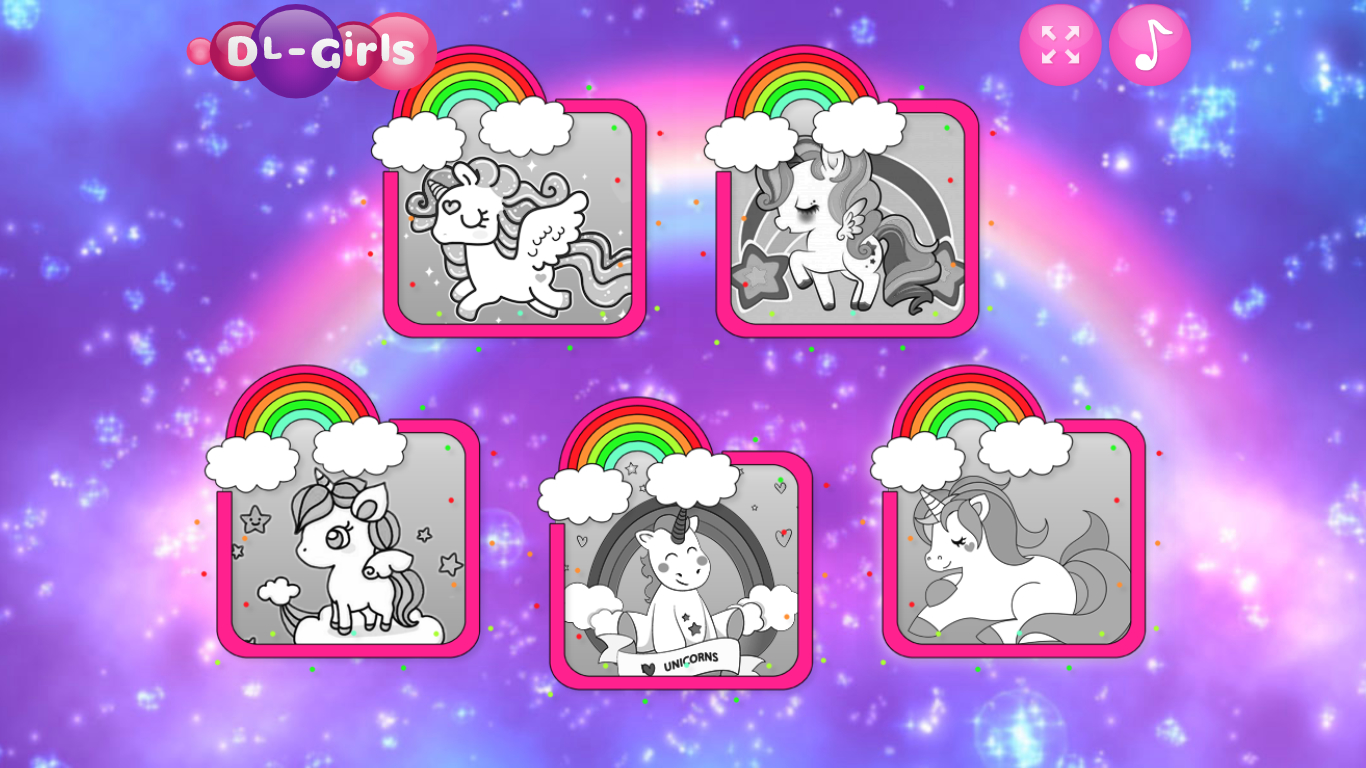 Fabuluous Cute Unicorn Coloring Book - Jogos na Internet