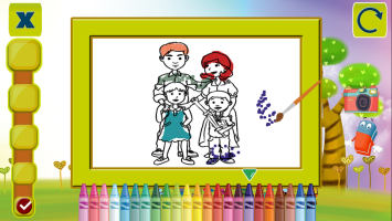 Happy Family Coloring Book - screenshot 3