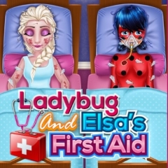 Jogo Ladybug and Elsa's First Aid