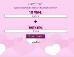 Love Tester - Jogue Love Tester Jogo Online