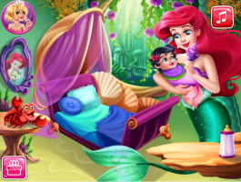 Mermaid Baby Feeding - screenshot 2