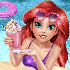 Jogo Mermaid Princess Pool Time