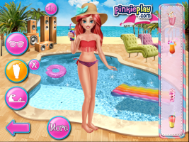 Mermaid Princess Pool Time - screenshot 2