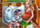 Jogar Mommy Washing Christmas Toys