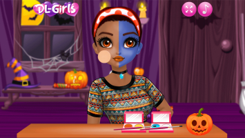 Princess Halloween Makeup HalfFaces Tutorial - screenshot 1