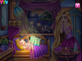 Rapunzel Baby Caring - screenshot 1