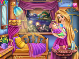 Rapunzel Baby Caring - screenshot 2